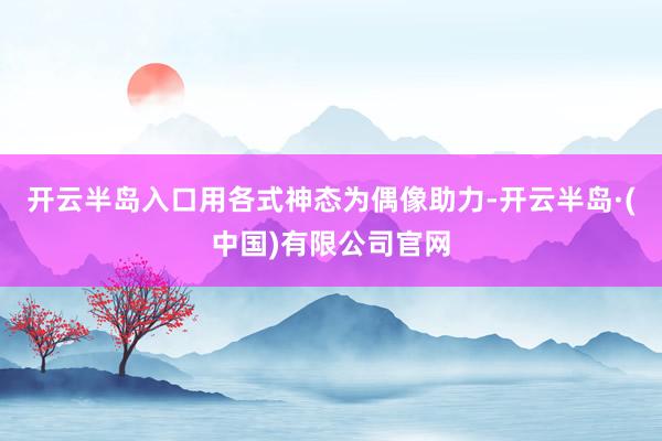 开云半岛入口用各式神态为偶像助力-开云半岛·(中国)有限公司官网