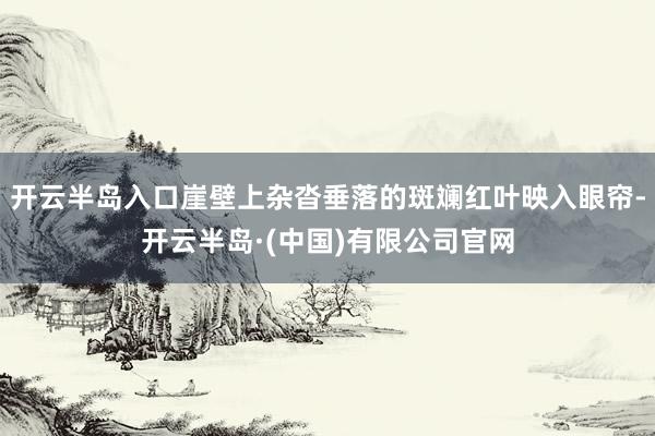 开云半岛入口崖壁上杂沓垂落的斑斓红叶映入眼帘-开云半岛·(中国)有限公司官网